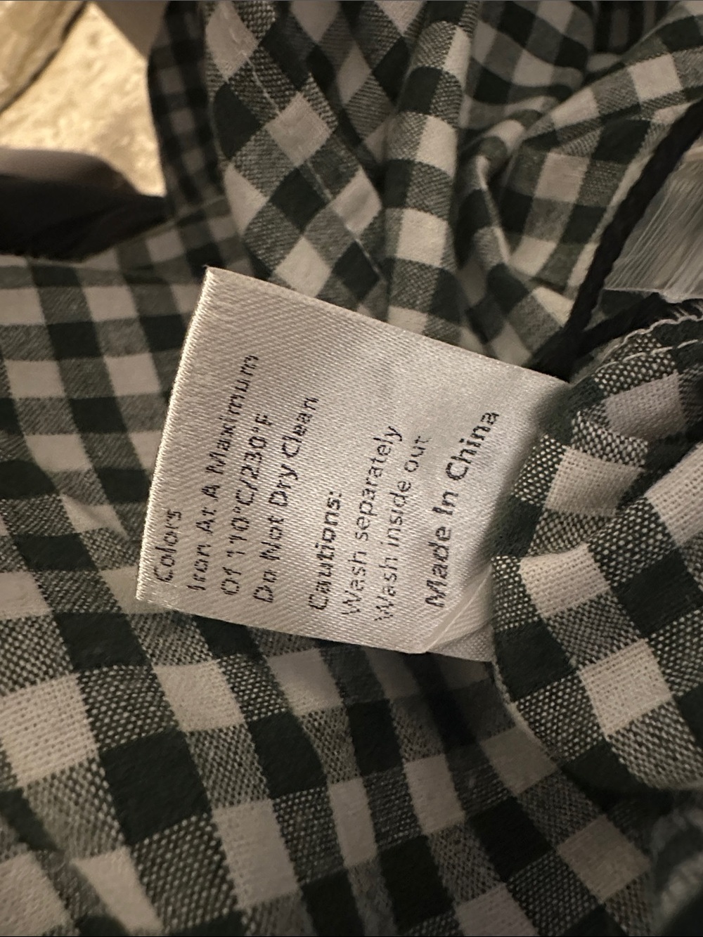 New with Tag! Commense Gingham Halter Maxi Dress in Green and White sz L - Picture 8 of 10